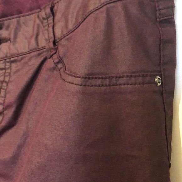 Mudd Coated Low Rise Skinny Stretch Jean size 9 - Picture 3 of 5